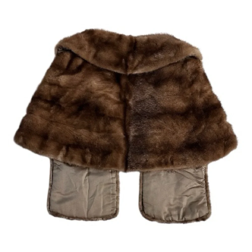 Elegant Vintage Brown Mink Fur Women's - Picture 2 of 7